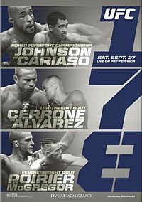 UFC 178 Poster