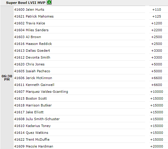fun bets for super bowl