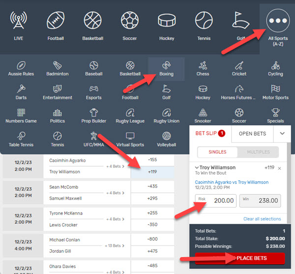 Boxing Betting in California How To Bet Guide