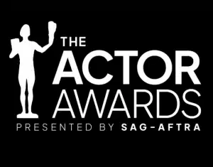 The Actor Awards presented by SAG-AFTRA logo.